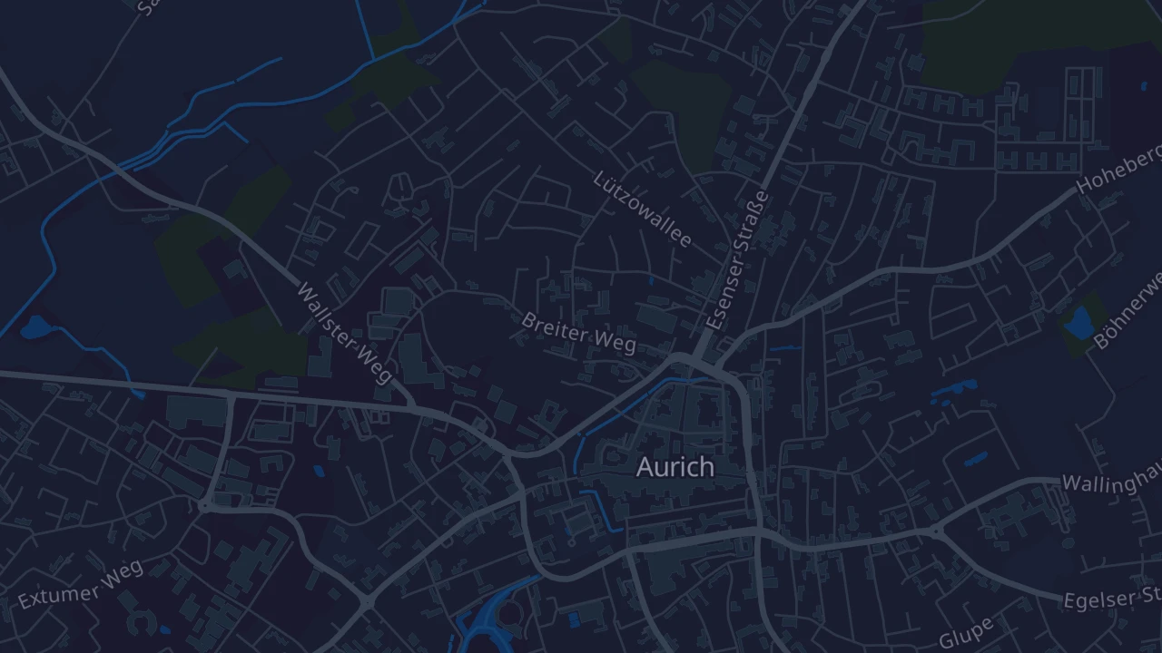 Karte von Aurich