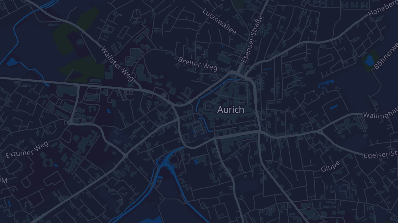 Karte von Aurich