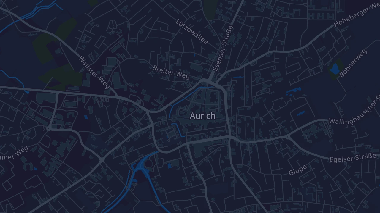 Karte von Aurich