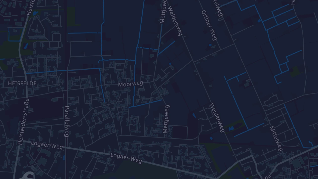 Karte von Leer (Ostfriesland)