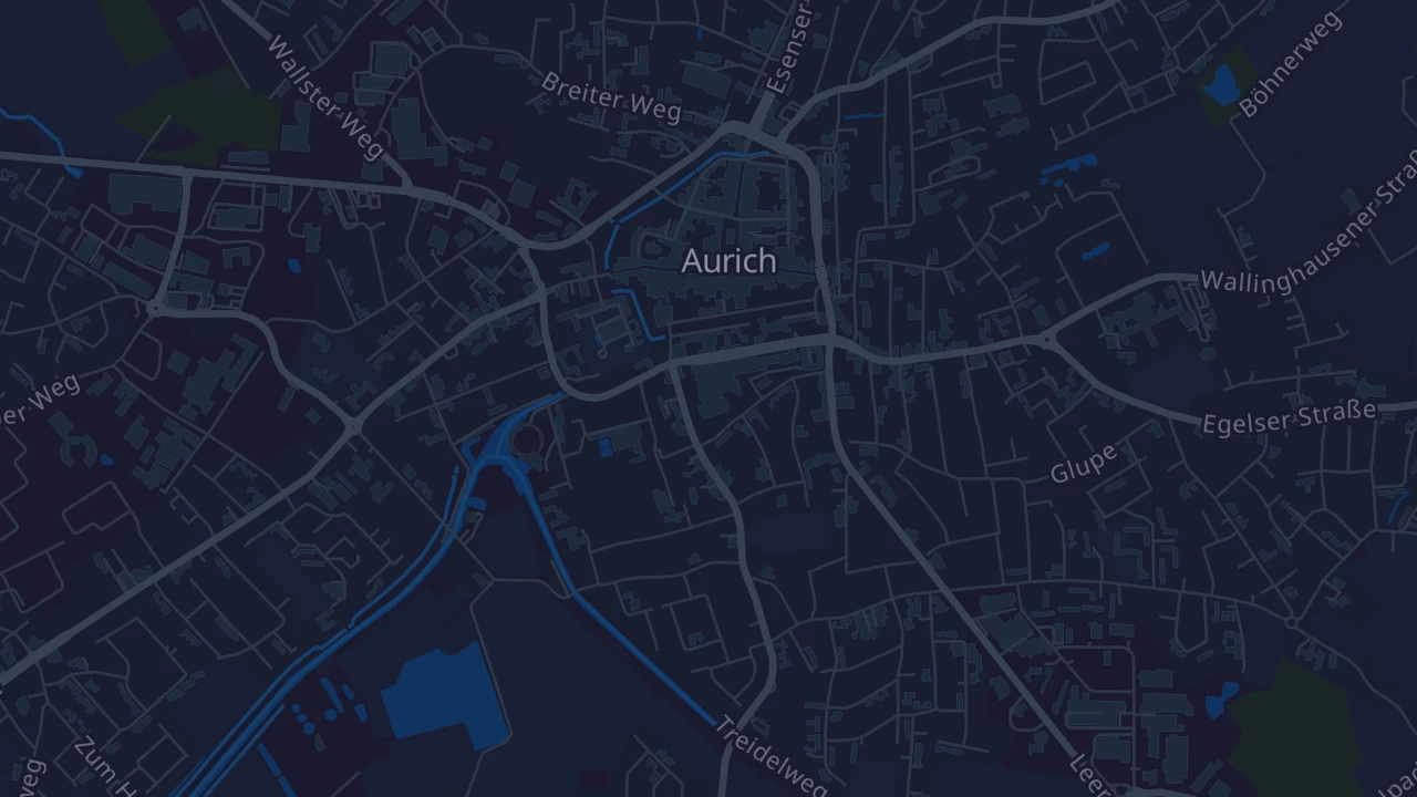 Karte von Aurich