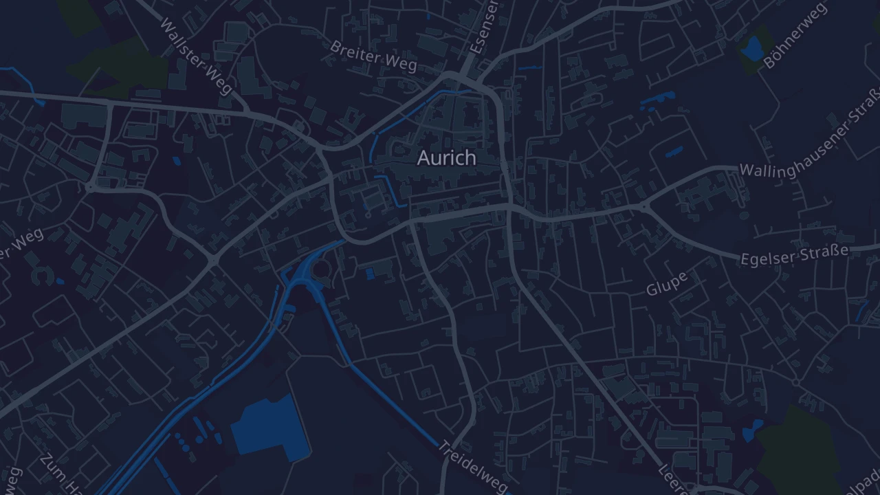 Karte von Aurich