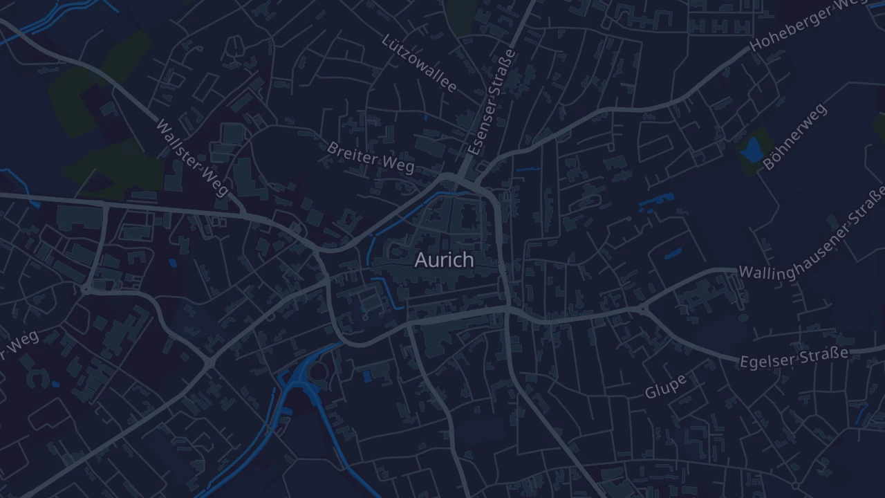 Karte von Aurich