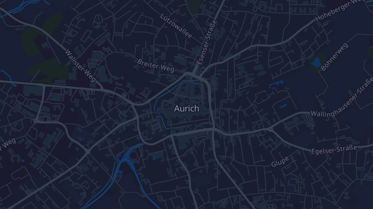 Karte von Aurich