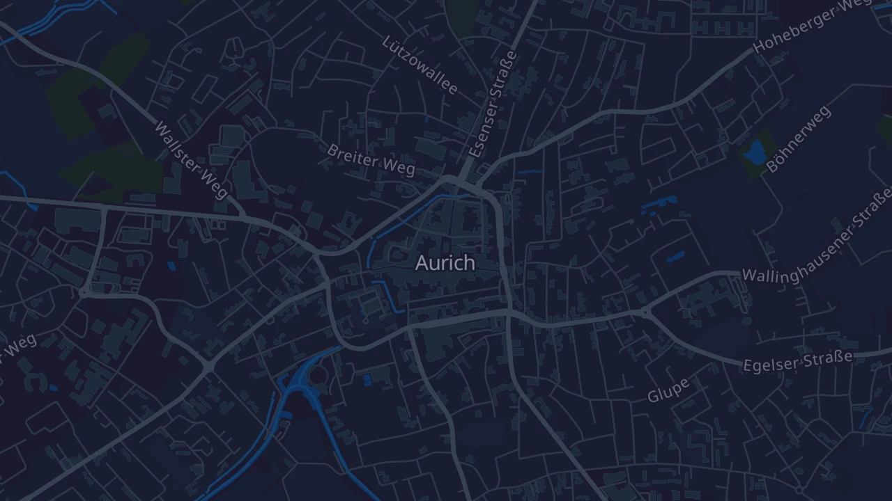 Karte von Aurich