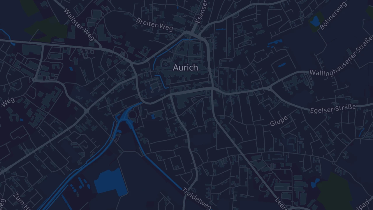 Karte von Aurich