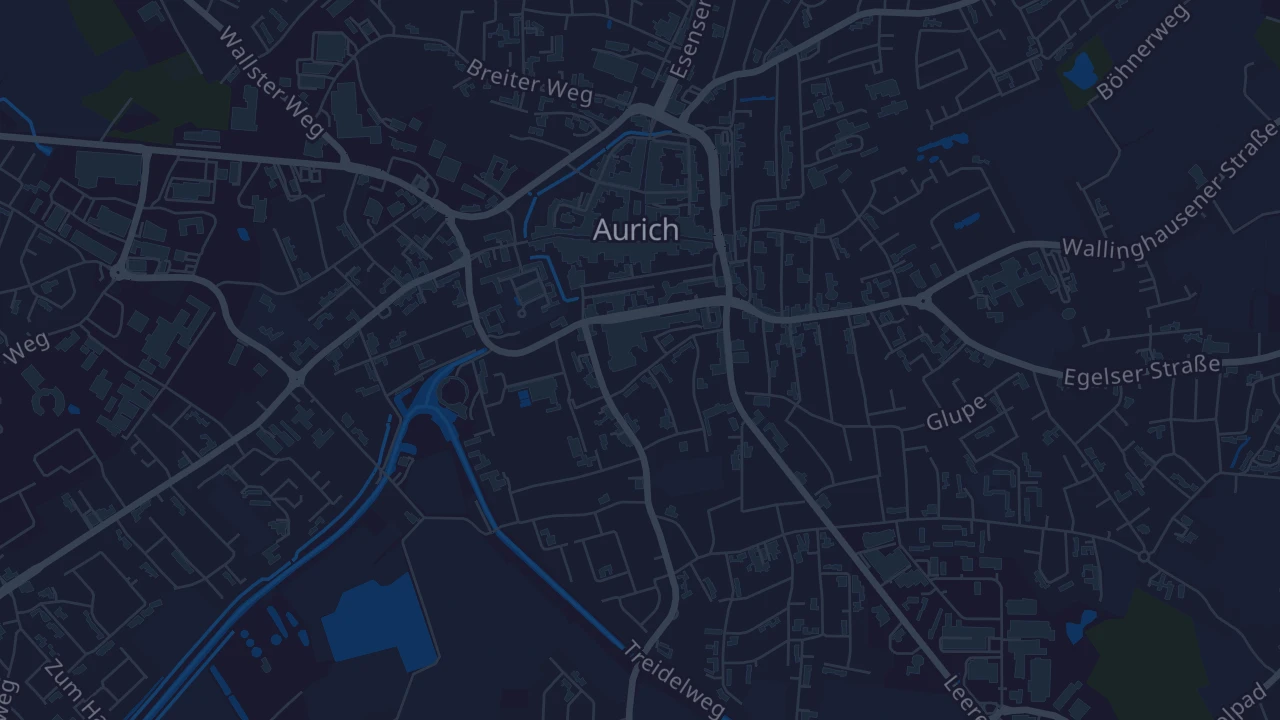 Karte von Aurich