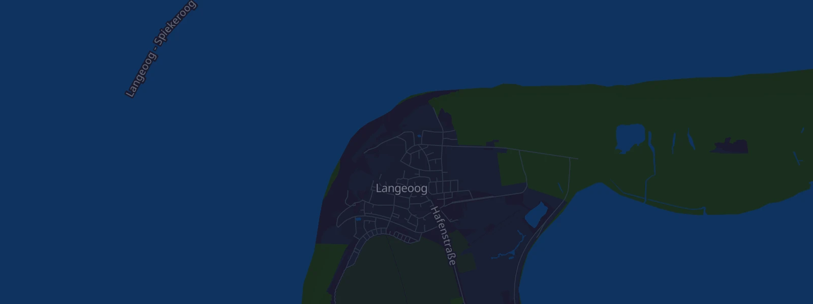 Karte von Langeoog