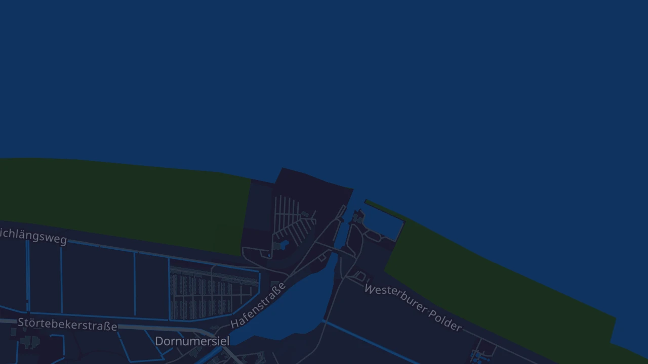 Karte von Dornum Dornumersiel