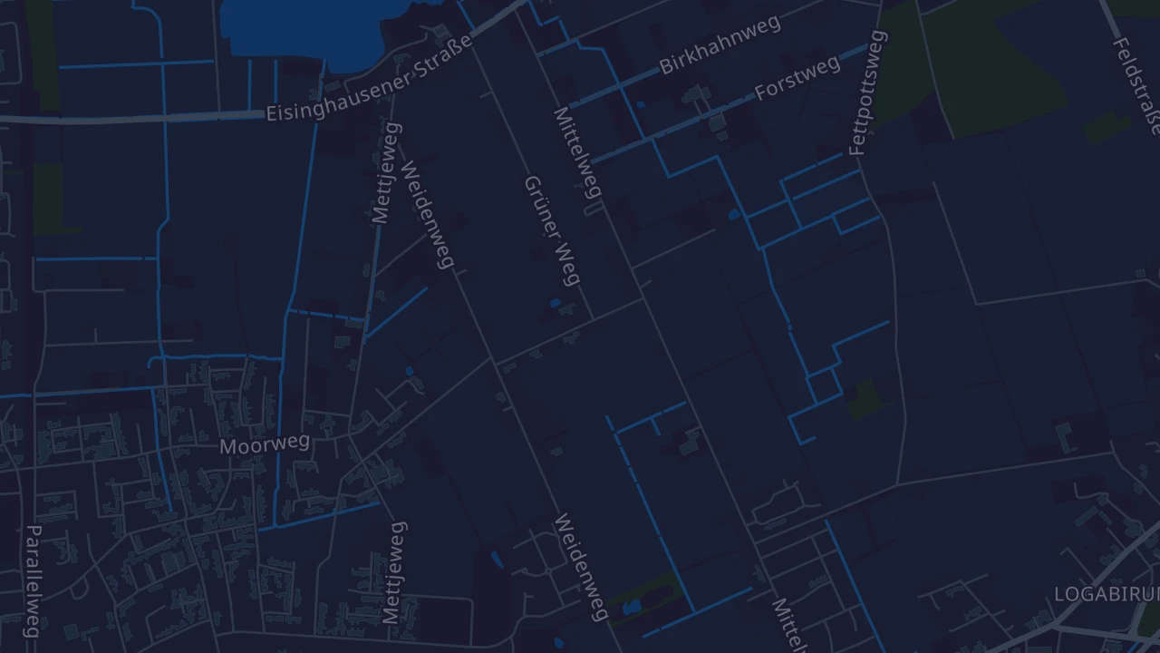 Karte von Leer (Ostfriesland)