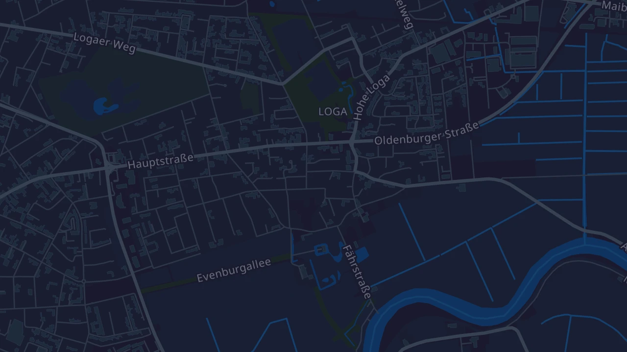 Karte von Leer (Ostfriesland)