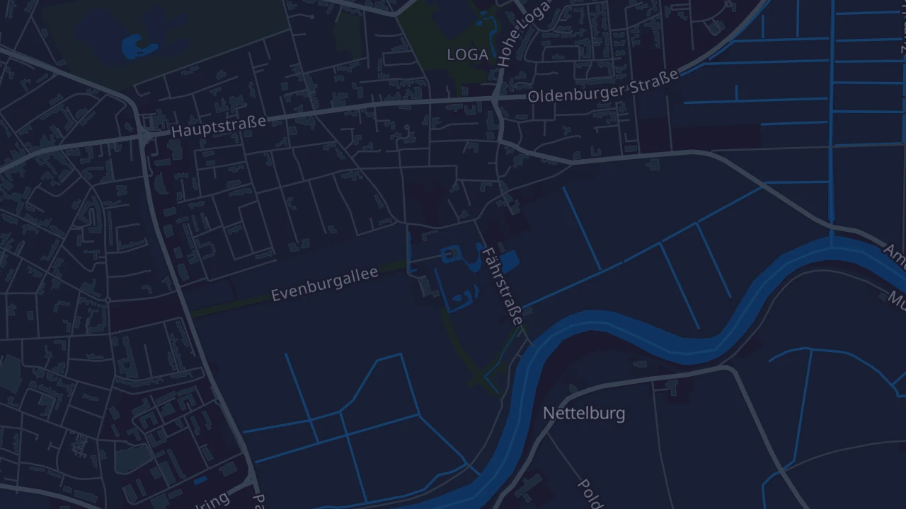 Karte von Leer (Ostfriesland)