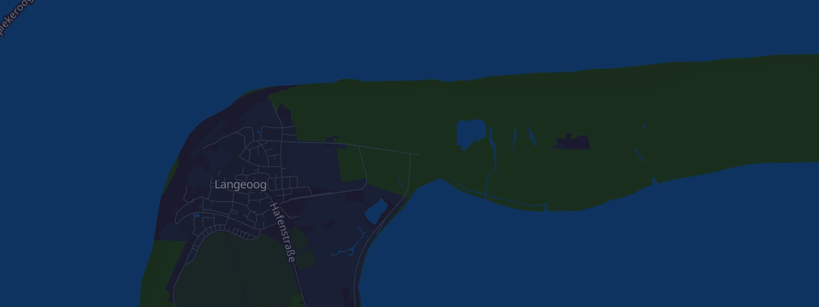 Karte von Langeoog