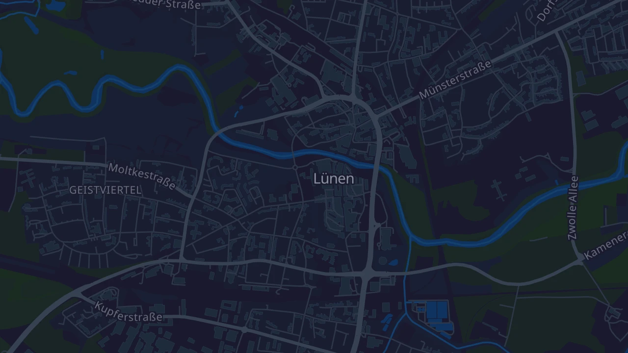 Karte von Lünen