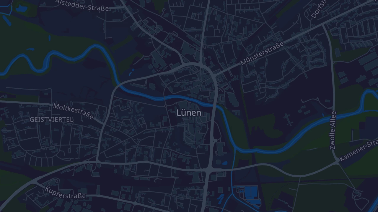 Karte von Lünen