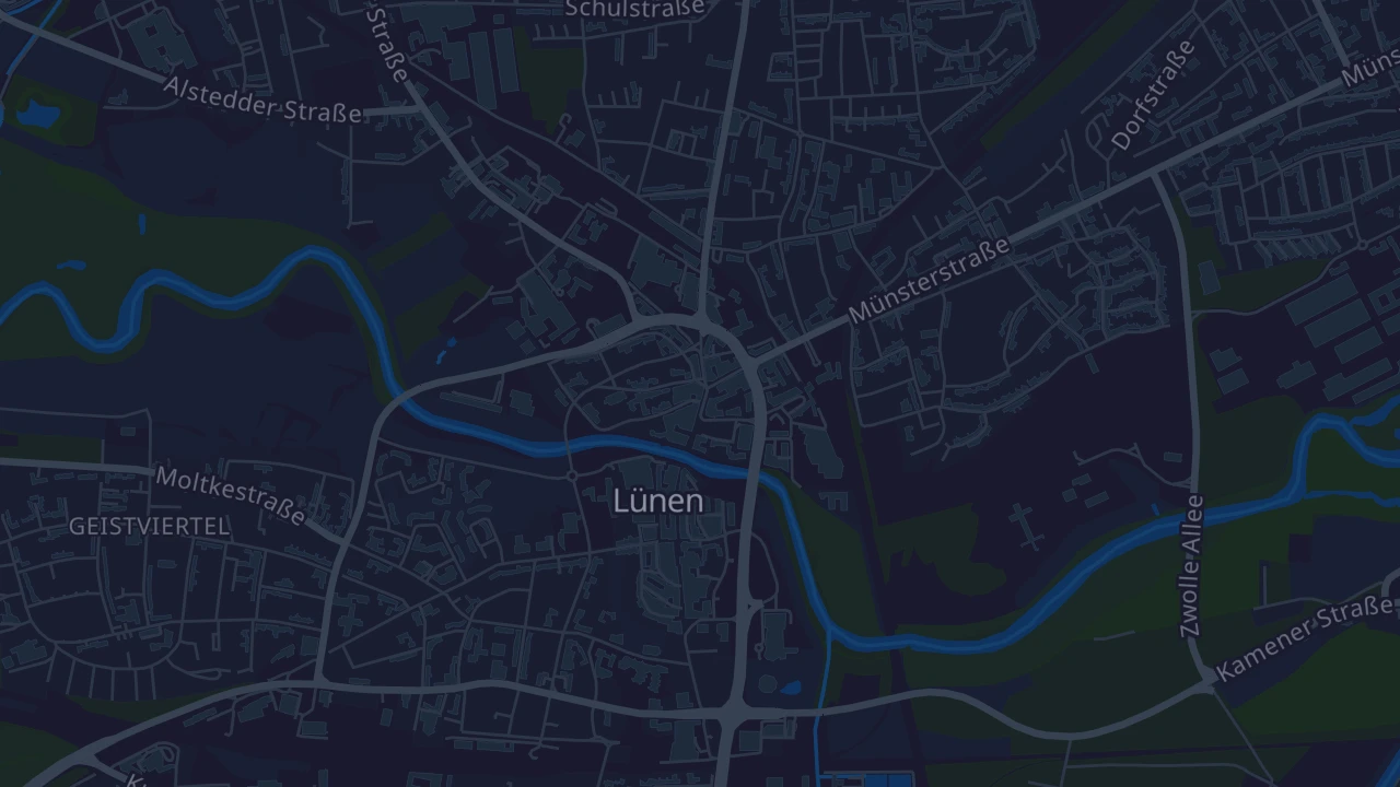 Karte von Lünen