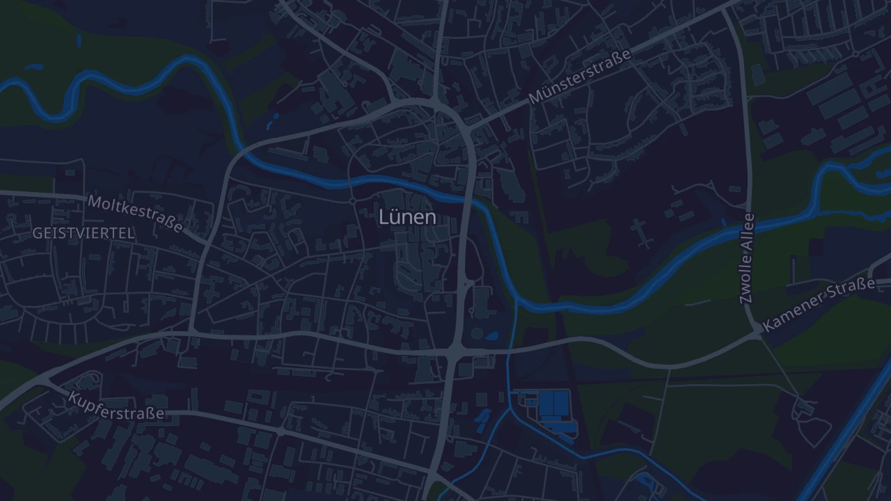 Karte von Lünen