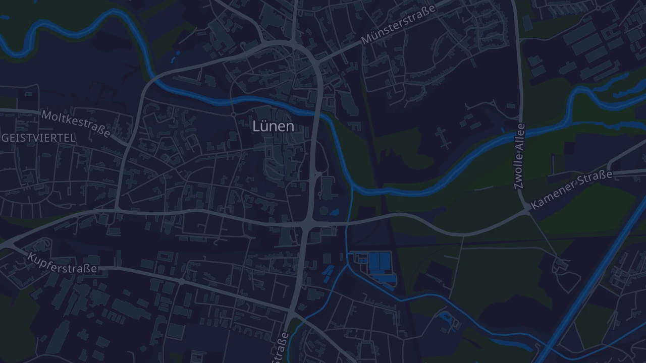 Karte von Lünen