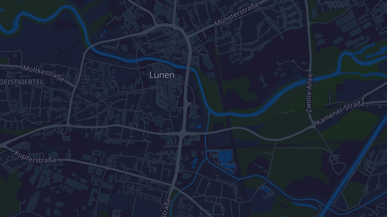 Karte von Lünen