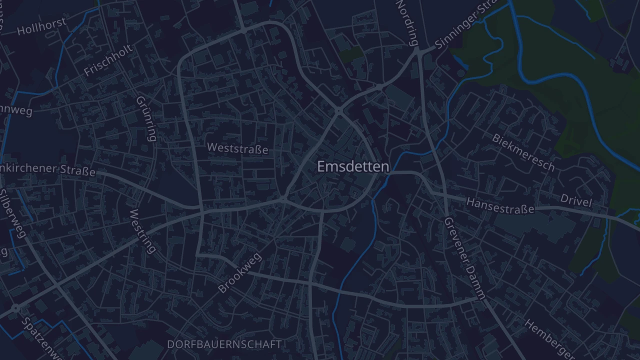 Karte von Emsdetten