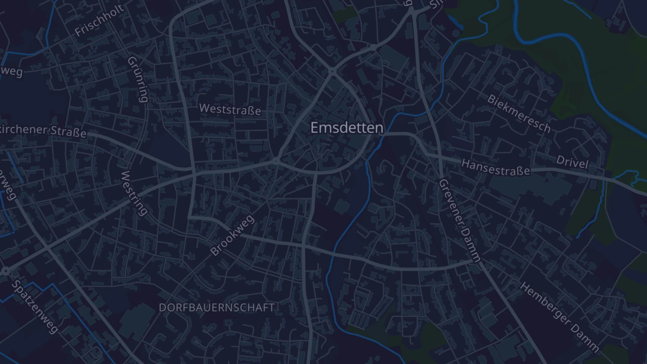 Karte von Emsdetten