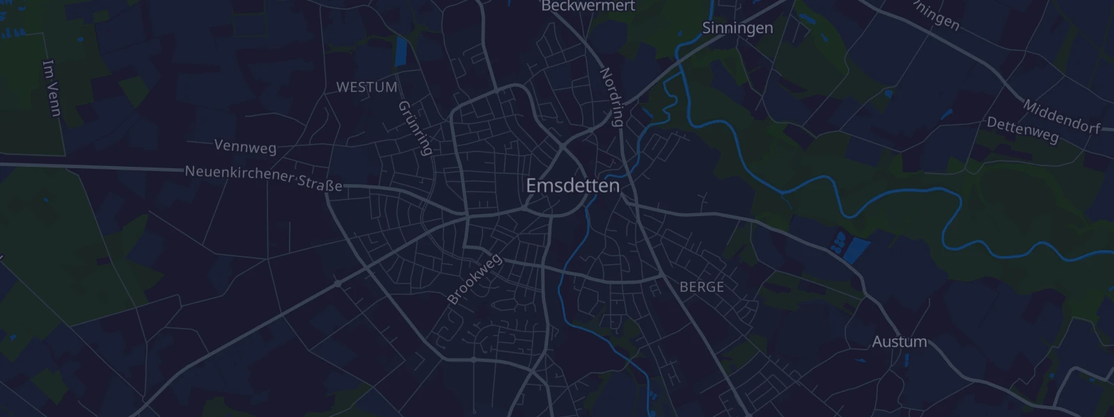 Karte von Emsdetten