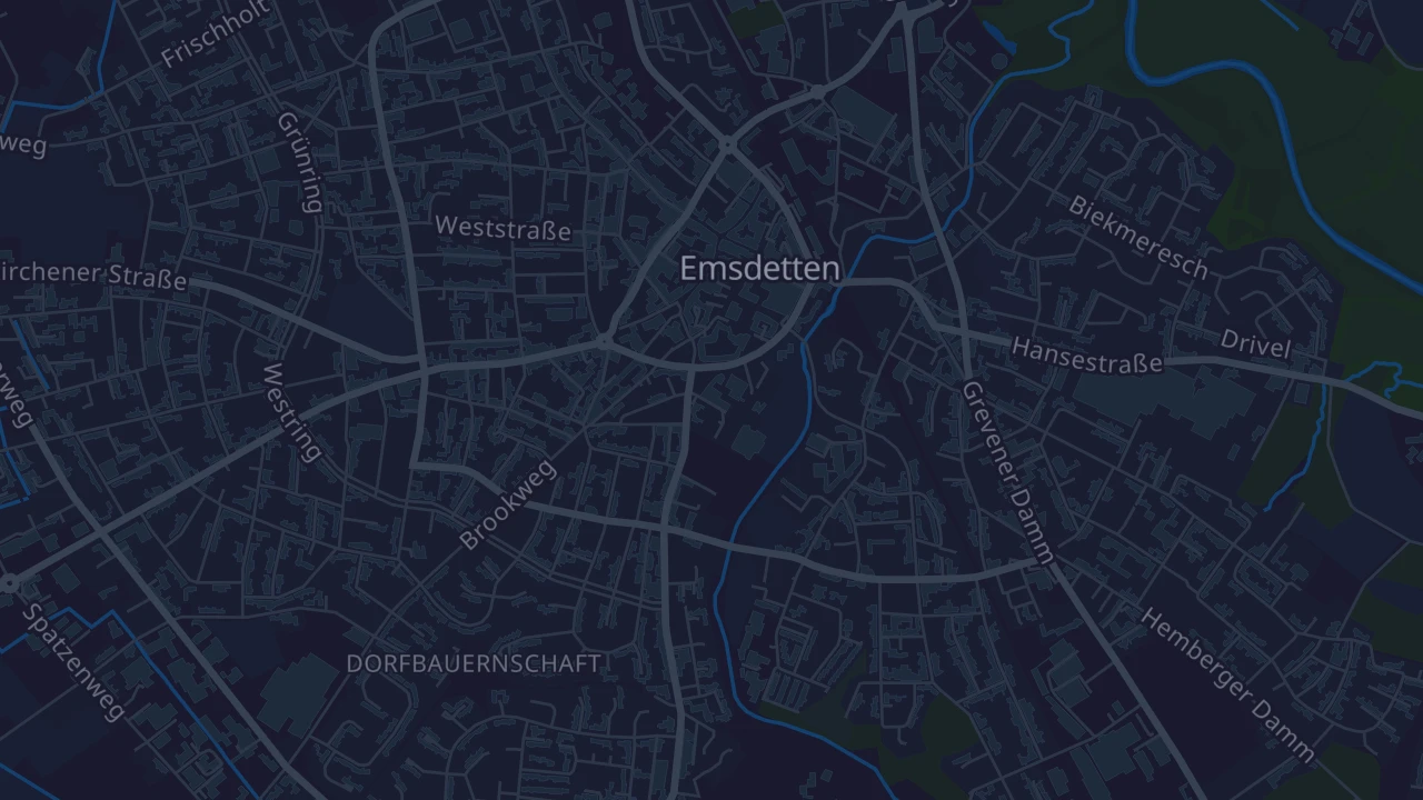 Karte von Emsdetten