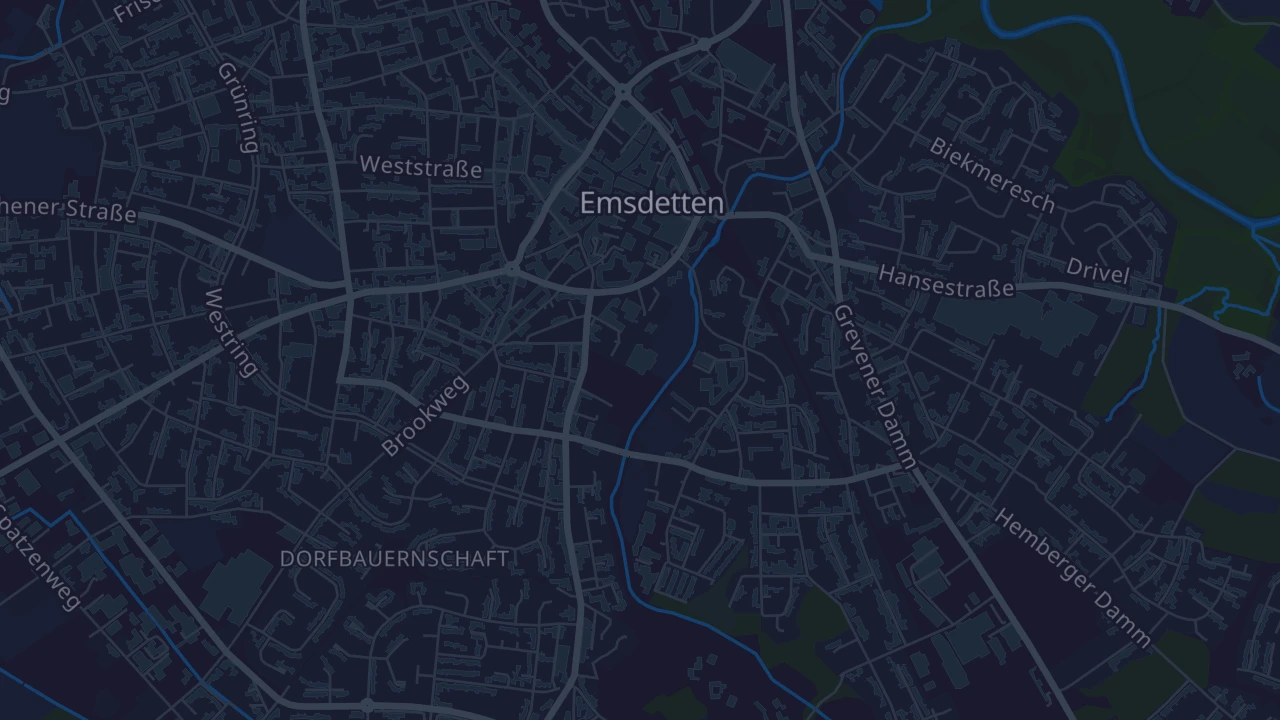 Karte von Emsdetten