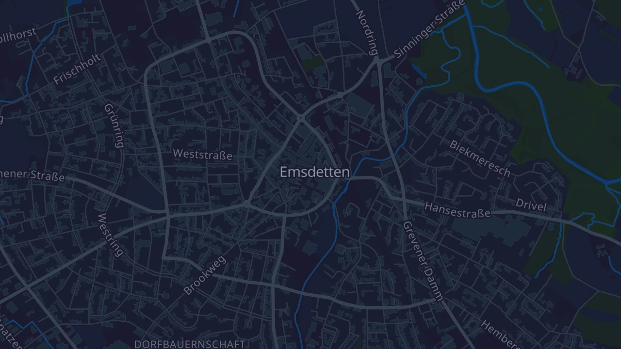 Karte von Emsdetten
