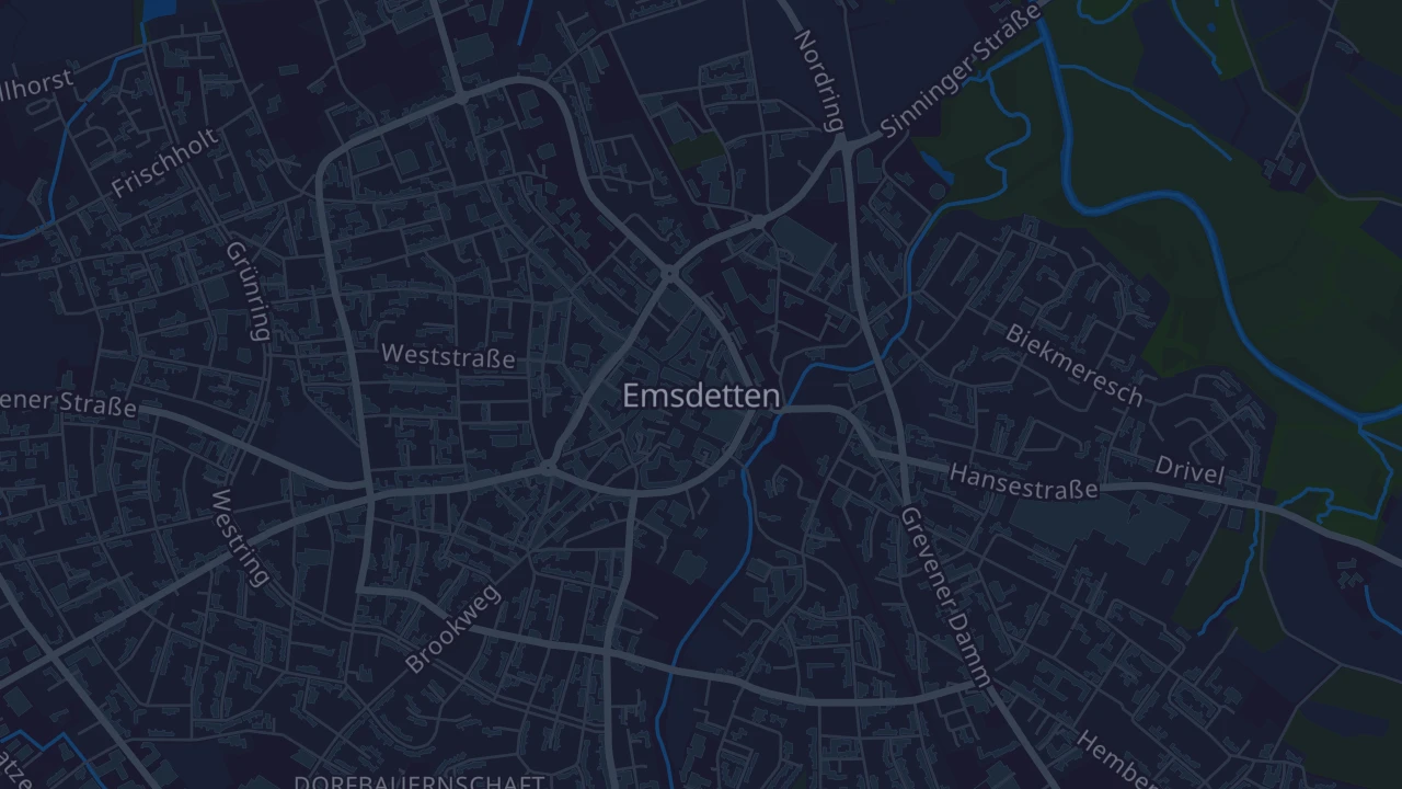 Karte von Emsdetten