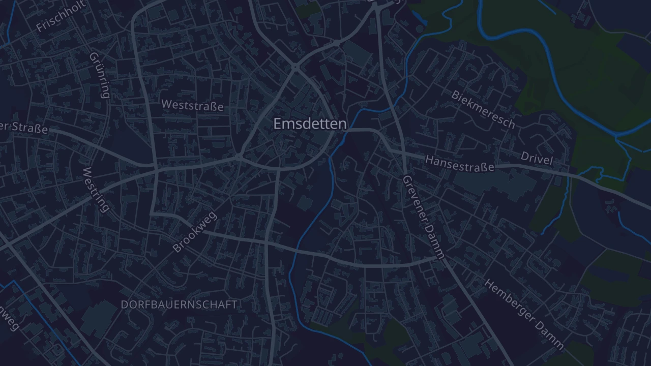 Karte von Emsdetten