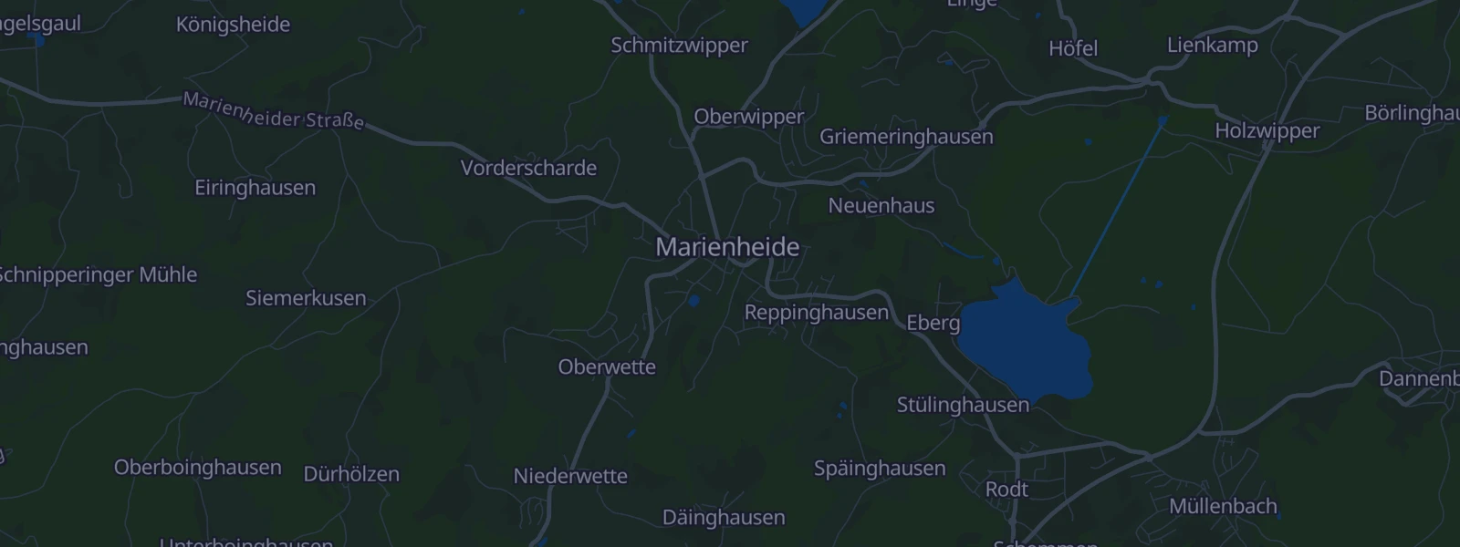 Karte von Marienheide