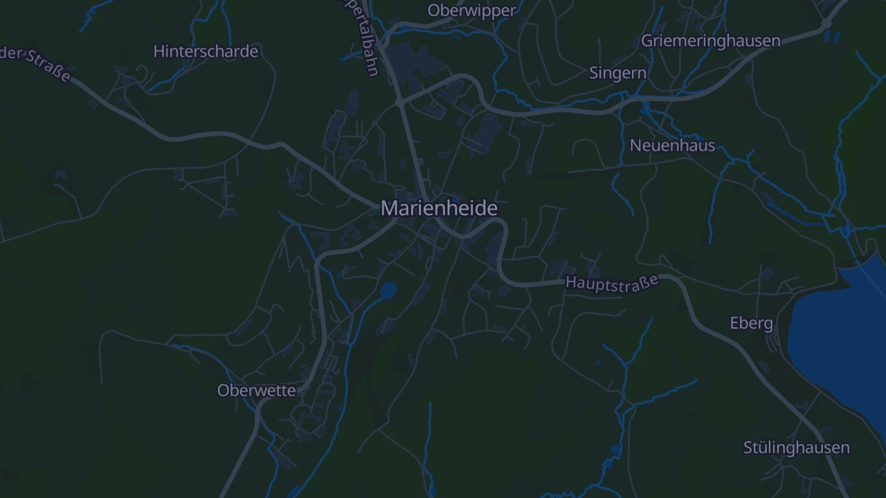 Karte von Marienheide