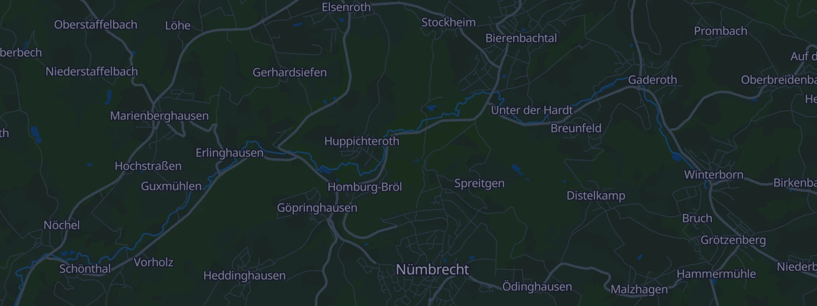 Karte von Nümbrecht
