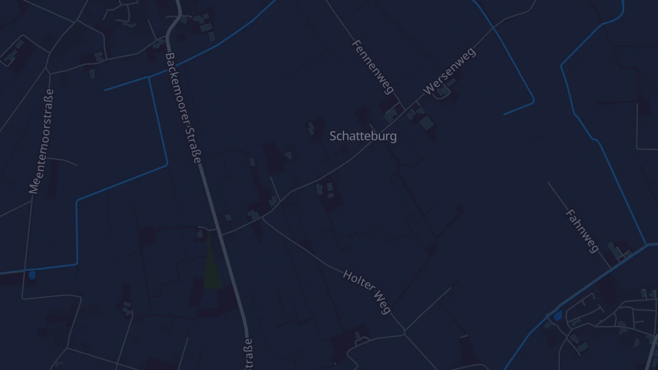 Karte von Rhauderfehn