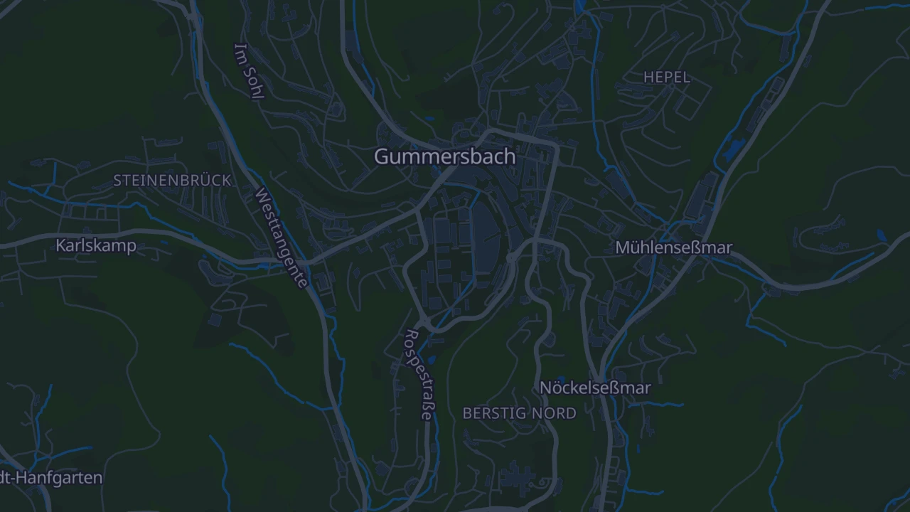 Karte von Gummersbach
