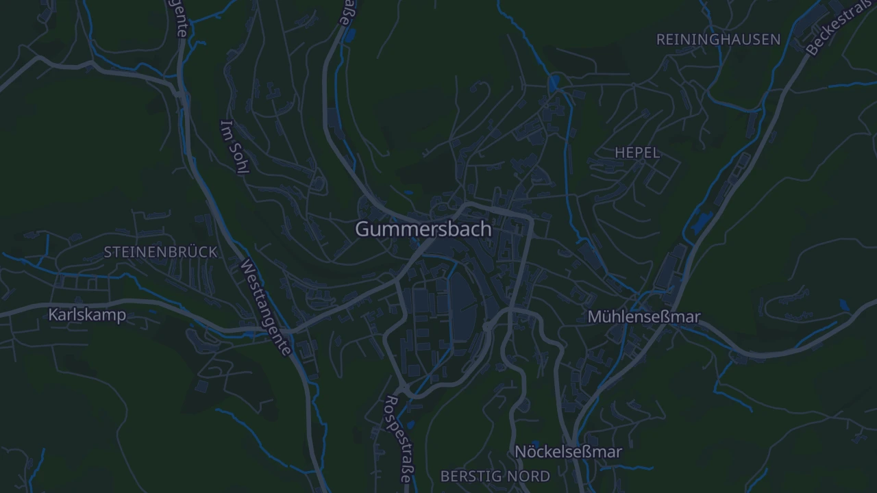 Karte von Gummersbach