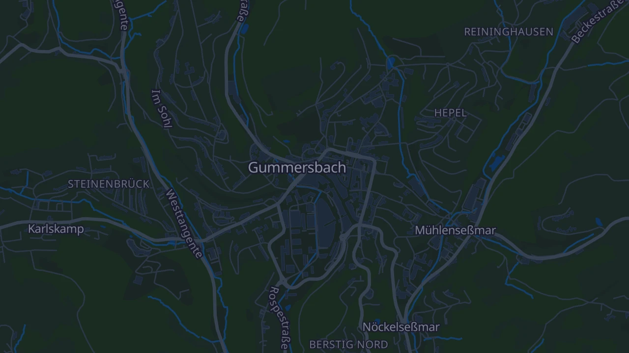 Karte von Gummersbach