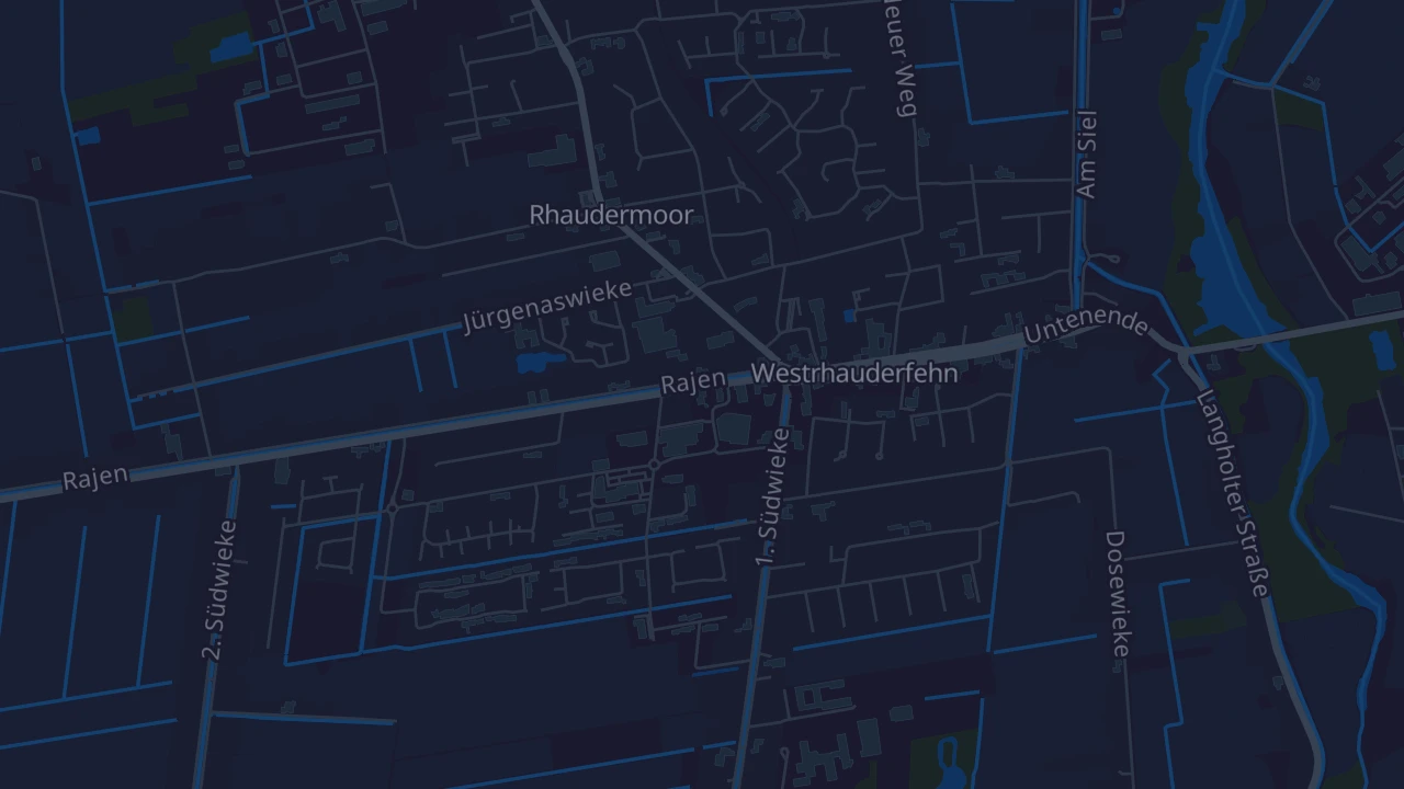 Karte von Rhauderfehn