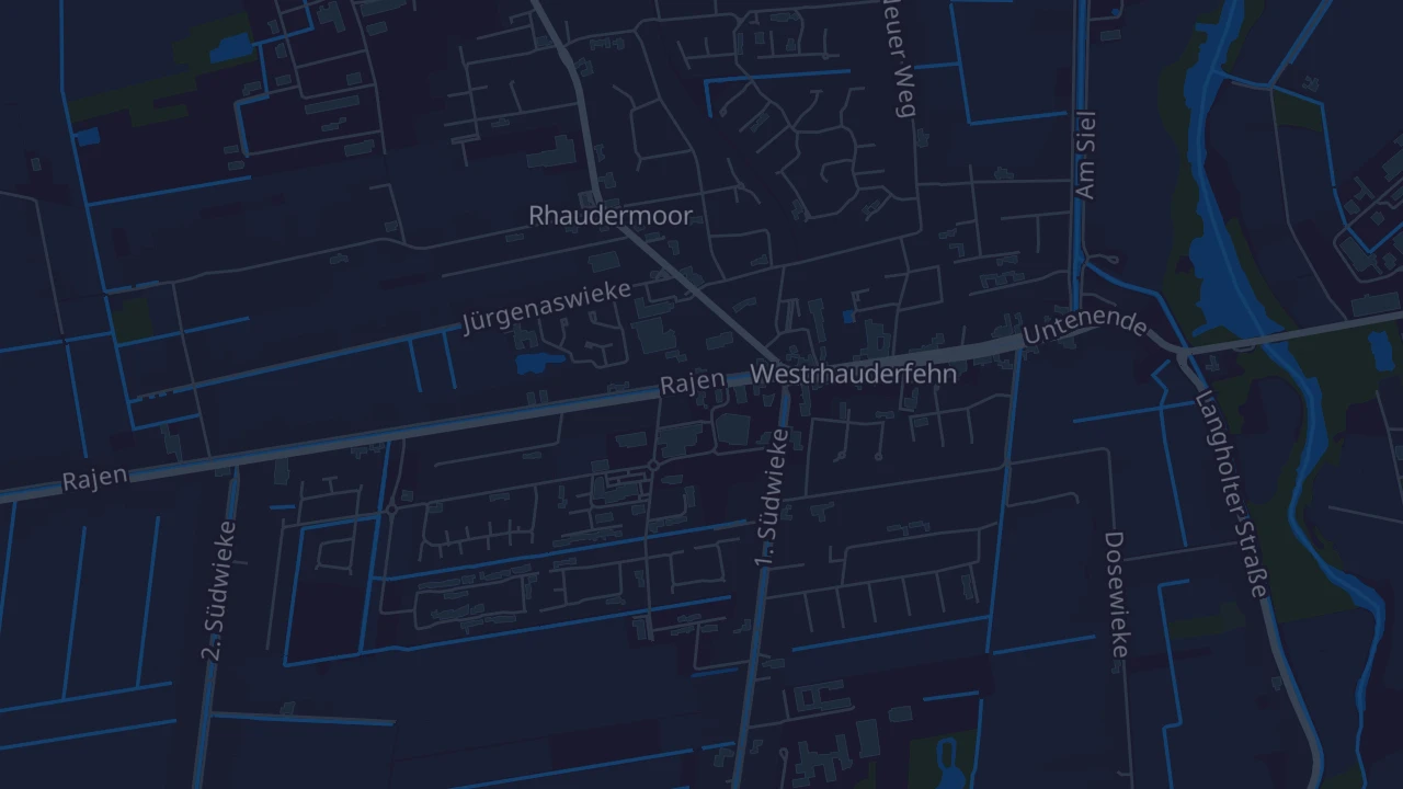 Karte von Rhauderfehn
