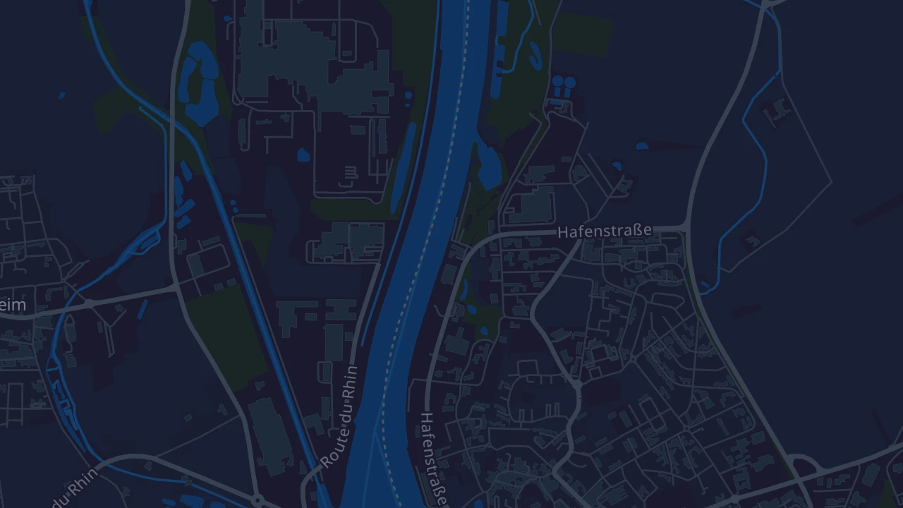 Karte von Breisach am Rhein