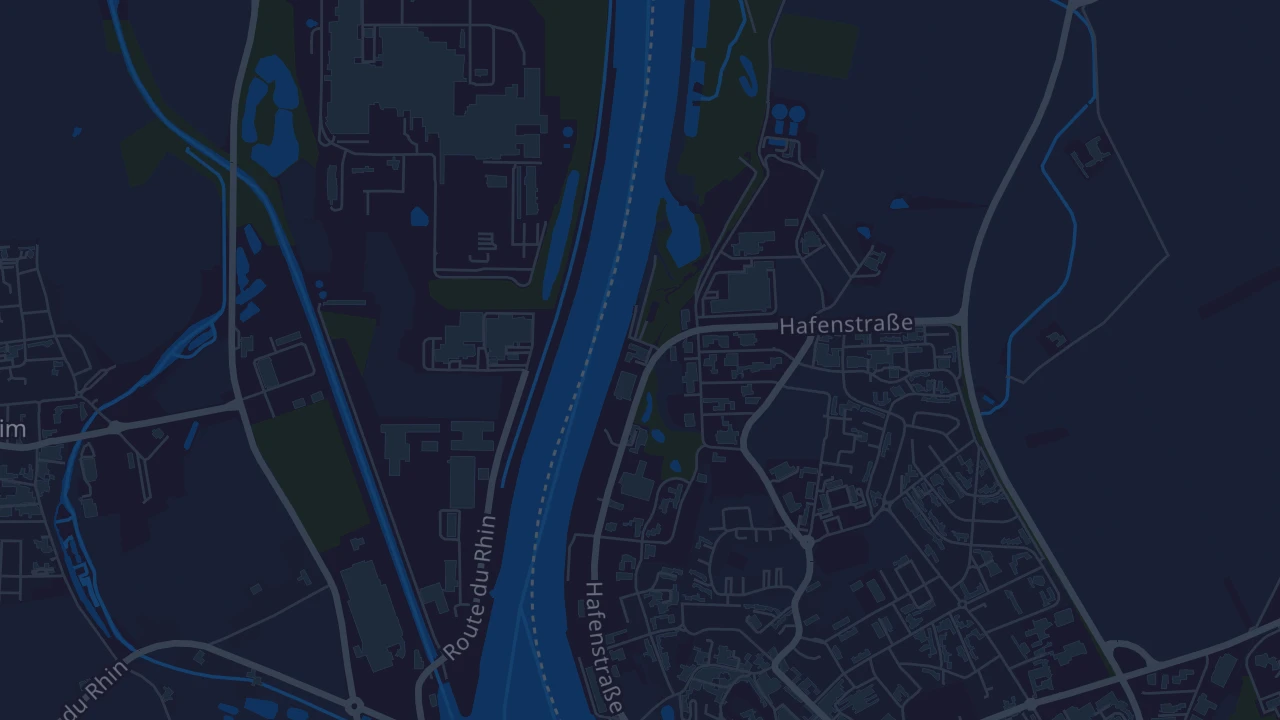 Karte von Breisach am Rhein