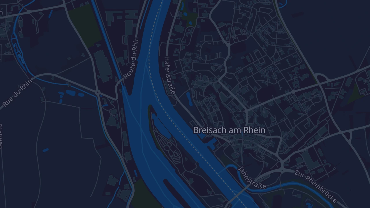 Karte von Breisach am Rhein