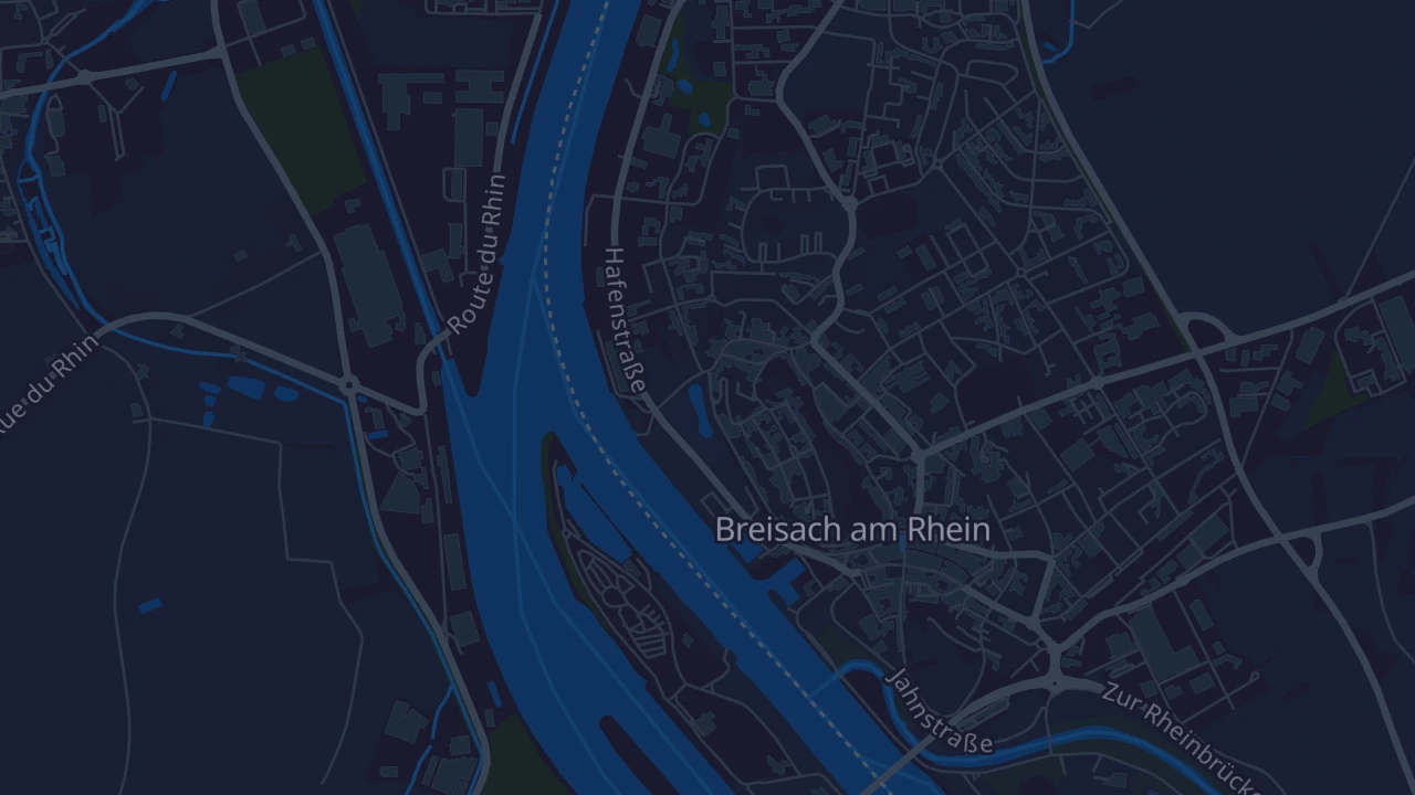 Karte von Breisach am Rhein