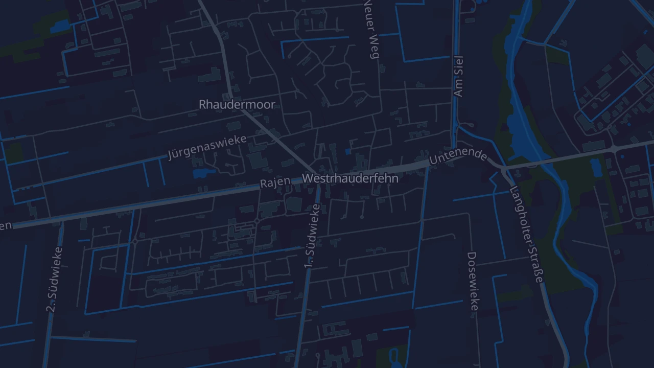 Karte von Rhauderfehn