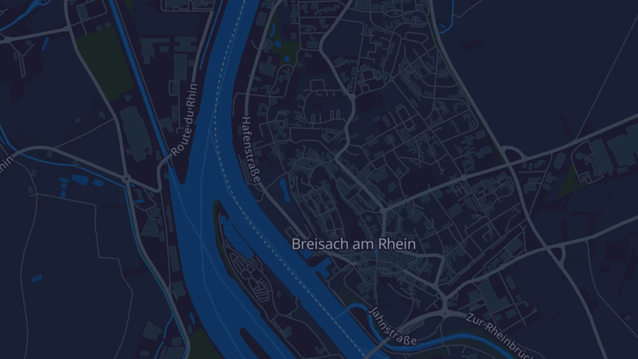 Karte von Breisach am Rhein