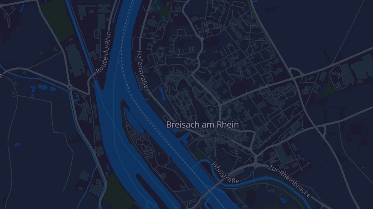 Karte von Breisach am Rhein