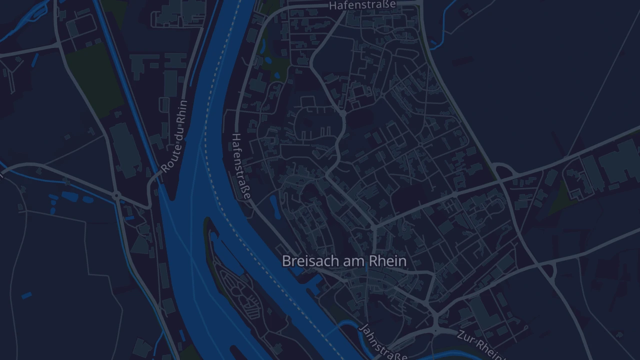 Karte von Breisach am Rhein