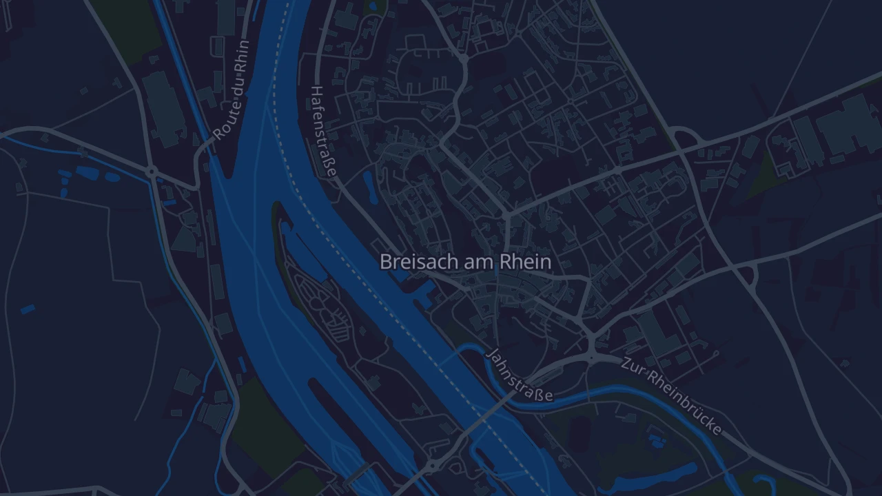 Karte von Breisach