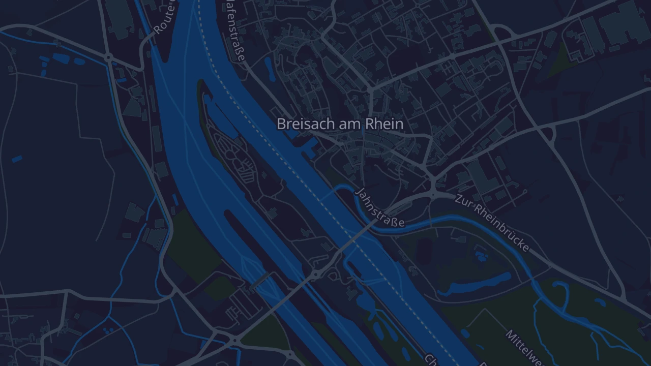 Karte von Breisach am Rhein